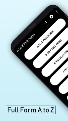 A to Z Full Form Book Full Form Dictionary android App screenshot 7